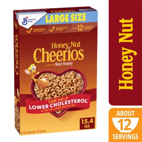 General Mills Honey Nut Cheerios Large Size Cereal, 15.4 oz - Pick ‘n Save