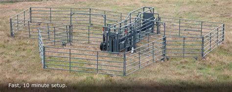 Wheel Corral - Self Contained One Person Setup Corral System | Tiny farm, Cattle gate, Cattle