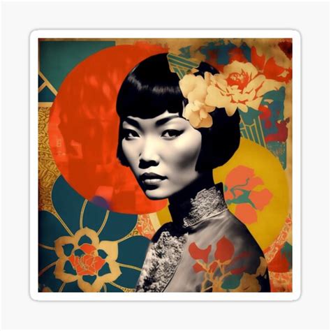 "Anna May Wong #7" Sticker for Sale by MonoMagic | Redbubble