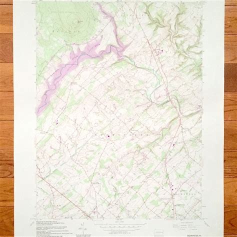 Map of Hilltown Map - Etsy Canada