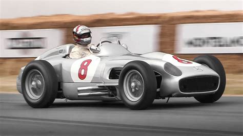 Mercedes 'Silver Arrows' at Festival of Speed: W125, W165 & W196 R in ...