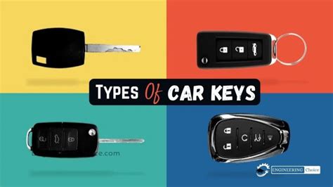 7 Different Types of Car Keys: Which One You Have? - Engineering Choice