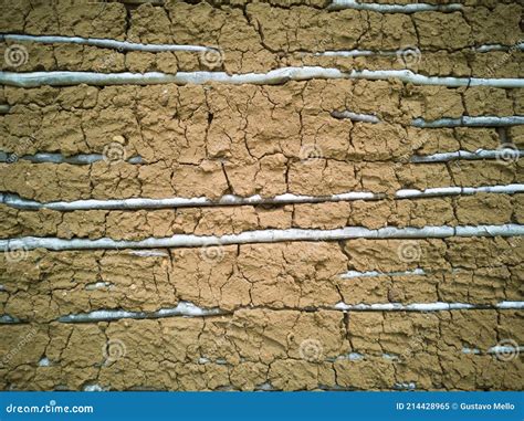 Background with Wall Texture Made of Mud Stock Image - Image of ...