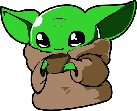 Grogu Baby Yoda Logo Vector - (.Ai .PNG .SVG .EPS Free Download)