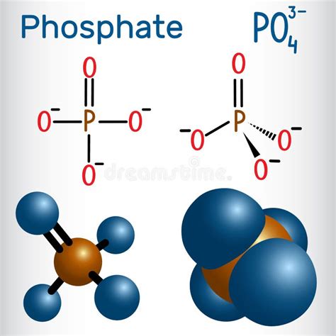 Phosphoric Acid Orthophosphoric Acid, H2PO4 Is A Mineral And W Stock Vector - Illustration of ...