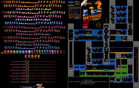 Nes Metroid Map-sprite Combo by retroreloads on DeviantArt