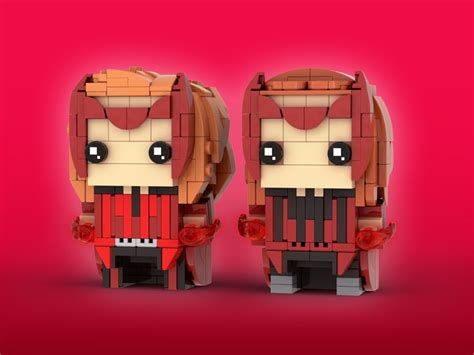 LEGO MOC Scarlet Witch Brickheadz LEGO MOC - Marvel Studios WandaVision & Doctor Strange in the ...