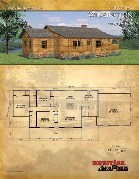 Browse Floor Plans for Our Custom Log Cabin Homes