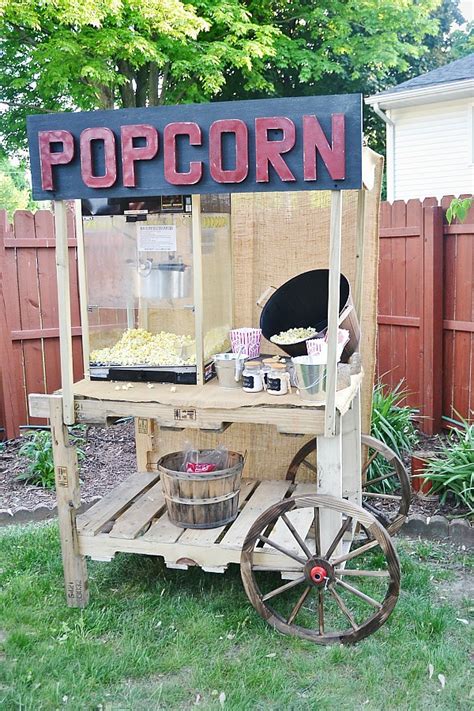 Diy Popcorn Cart