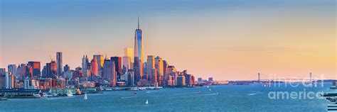 New York Skyline Panorama Photograph by Justin Foulkes - Fine Art America