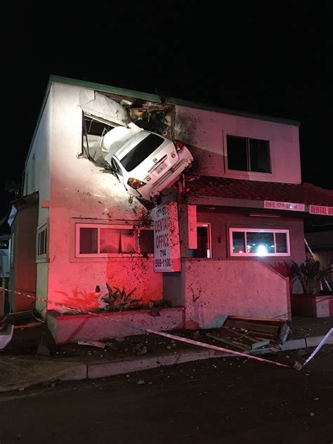 California: Car Crashes Into Second Story of Building | TIME