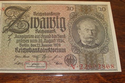 Germany Reichsbanknote 20 Mark 1929