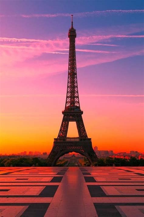 Where To Catch The Best Sunsets In Paris | Paris sunset, Eiffel tower ...