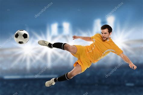 Soccer Player in Action — Stock Photo © ginosphotos1 #122908538