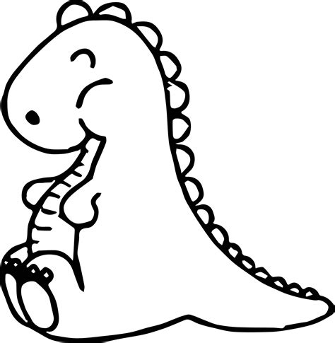 Baby Dinosaur Coloring Page | Free download on ClipArtMag