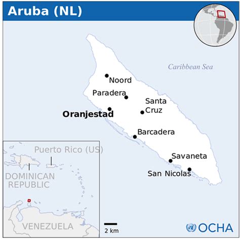 Aruba Map