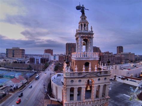 The Plaza in Kansas City, Missouri. Aerial taken by a hexacopter ...