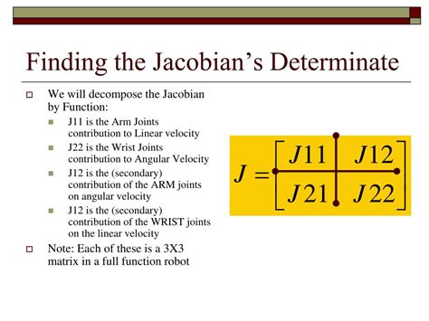 PPT - Continuing with Jacobian and its uses PowerPoint Presentation ...