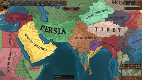 The Middle East And India In My Most Recent Custom Eu4 Game. : paradoxplaza