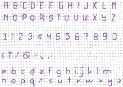 Free Cross Stitch Alphabet 02