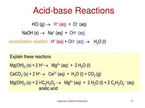 PPT - Aqueous-solution Reactions PowerPoint Presentation - ID:159152