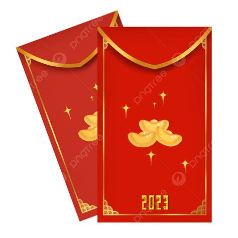 Chinese New Year Chinese New Year Cartoon Ingot Red Envelope, Chinese New Year, 2023, Red ...