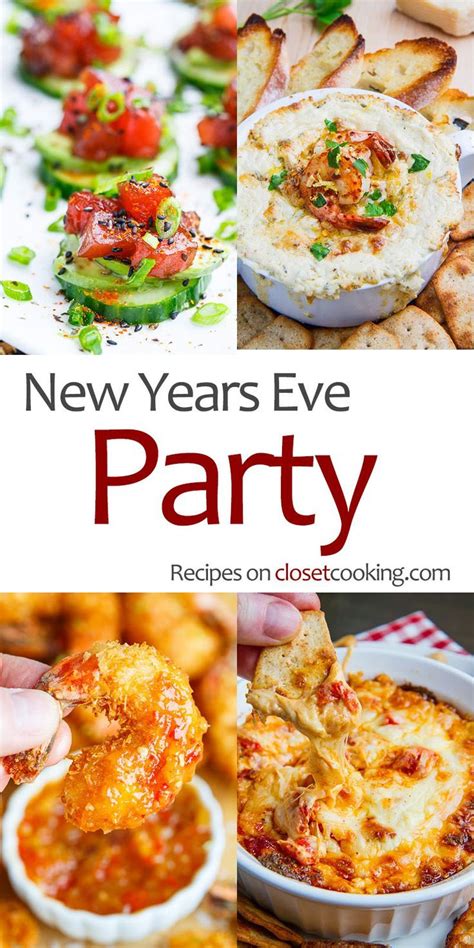 New Years Eve Recipes | New years eve dinner, New year's eve recipes, New years eve snacks