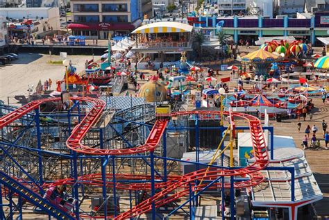 Amusement Rides on the Boardwalk in Wildwood, New Jersey Editorial Stock Image - Image of ...