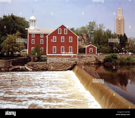 Old Slater Mill in Pawtucket Rhode Island USA Stock Photo - Alamy