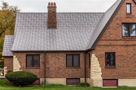 Stunning Centura Steel Shingles in Slate Rock Gray