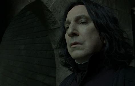 The film opens with Snape gazing wistfully over Hogwarts. (With images) | Harry potter, Harry ...