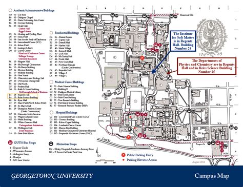 Georgetown University Campus Map - Zip Code Map