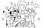 Ausmalbilder Misty Brock Ash Animaatjes Togepi Coloriages Lesnar Serena  sketch template
