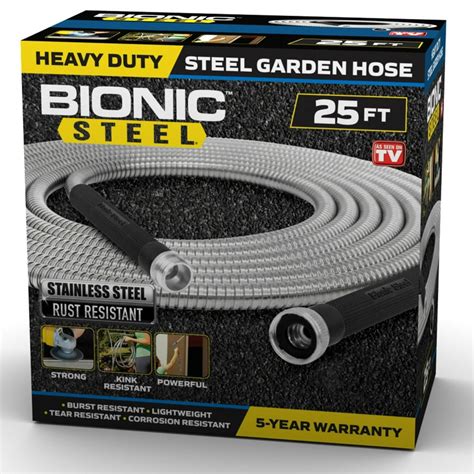 Bionic Steel Garden Hose, 304 Stainless Steel Metal Water Hose ...