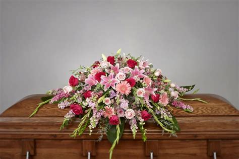 Pink Casket Spray - Ramsgate Floral Designs