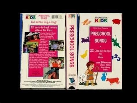 Cedarmont Kids Review: Preschool Songs (original VHS) - YouTube