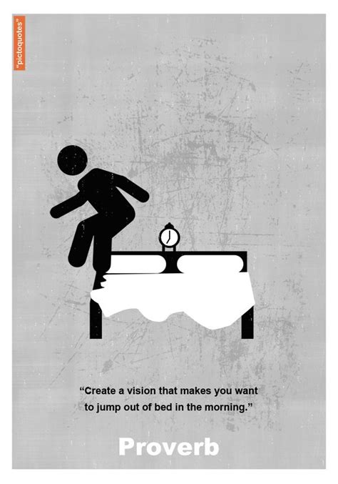 a poster with a man sitting on top of a bed and the words prove, create ...