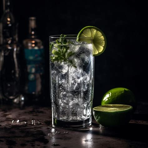 Premium AI Image | Refreshing Gin and Tonic cocktail made with gin ...