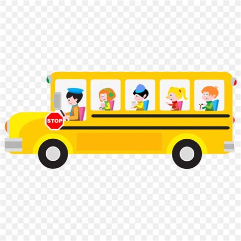 School Bus Cartoon Clip Art, PNG, 1000x1000px, Bus, Area, Bus Driver, Clip Art, Illustration ...