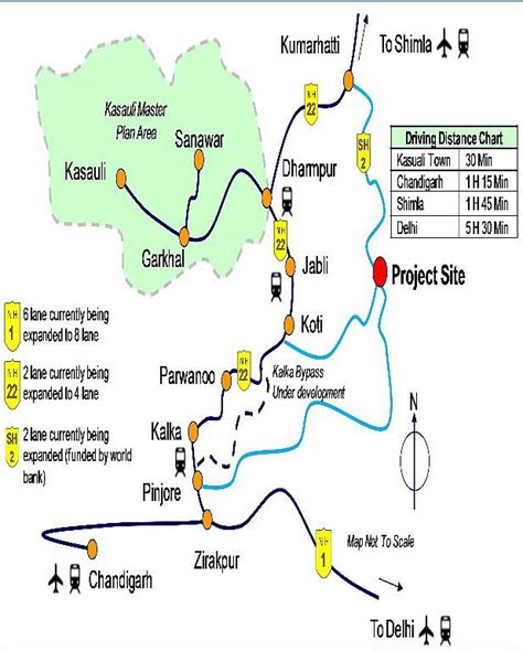 Kasauli Map