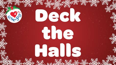 Deck the Halls Video Song Download | Love to Sing