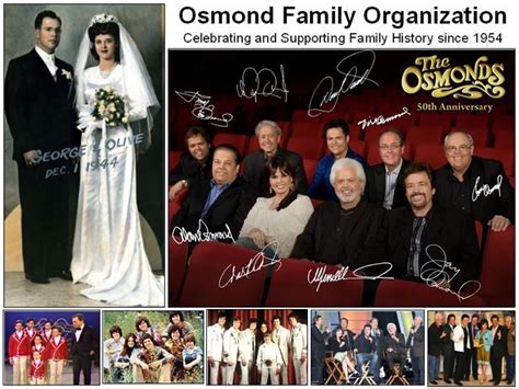 Osmond Family Organization | Osmond family, Osmond, Family organizer