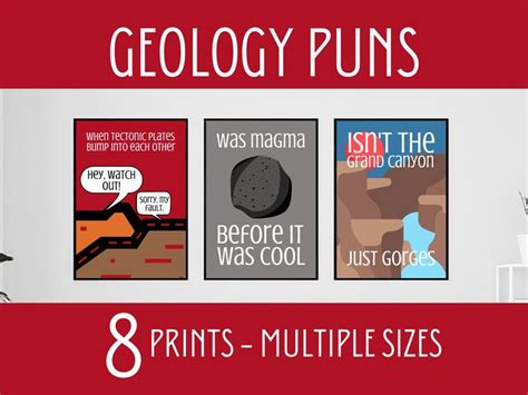 Geography Classroom Decor, Social Studies Posters, Geology Puns, Middle School Geography Decor ...