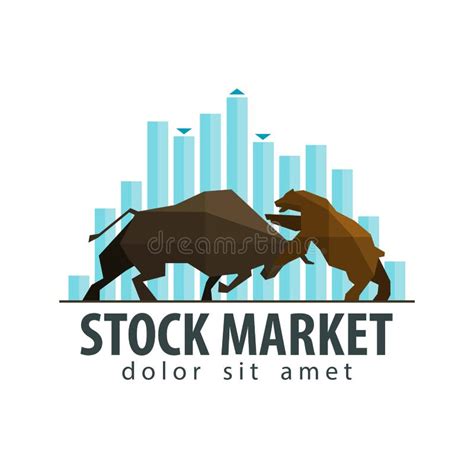 Stock Market, Business Vector Logo Design Template Stock Vector - Image ...