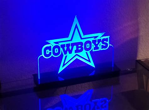 Dallas Cowboys NFL Multi color LED Sign with Remote Control