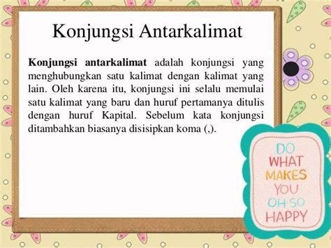 Contoh Kalimat Konjungsi Antarkalimat - Contoh Resource