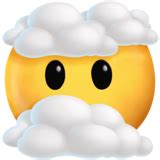 😶‍🌫️ Face in Clouds Emoji on Twitter Emoji Stickers 13.1