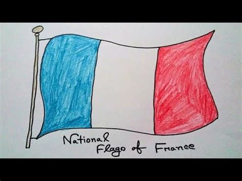 How to Draw National Flag of France | Drawing French Flag | Drawing ...