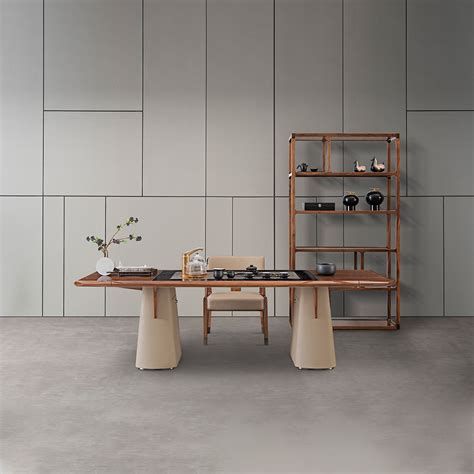 Modern design living room solid wood home furniture tea table