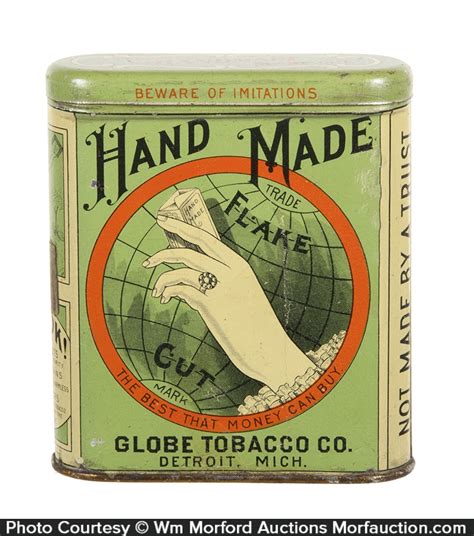 Antique Advertising | Hand Made Tobacco Tin • Antique Advertising